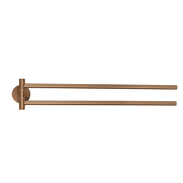Tesa 1072313 - moon brons handdoekhouder 2-armig | 2 stuks
