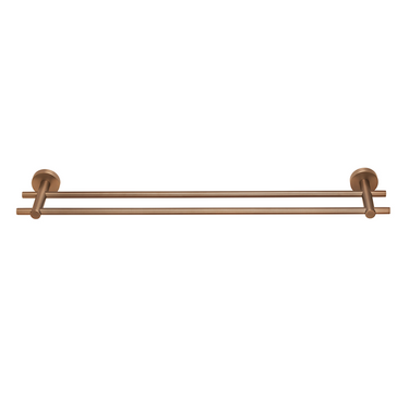Tesa 1072316 - moon brons handdoek rek dubbel | 2 stuks