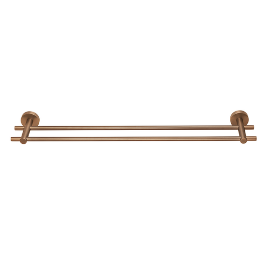 Tesa 1072316 - moon brons handdoek rek dubbel | 2 stuks