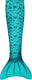 Kuaki zeemeerminstaart - set turquoise - s - 10 jaar