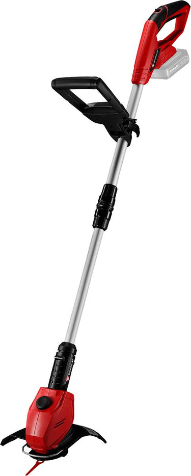 Einhell accu grastrimmer ge-ct 18 li solo - power x-change - 18 v li-ion - maaidiameter: 24 cm - draaibare en kantelbare motorkop - bloembeschermer - excl. accu en lader