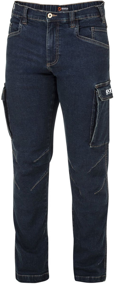 Sparco tech denim jeans dallas werkbroek - blauw — xxxl