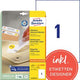 Herkleefbare etiketten avery zweckform stick lift wit