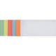 Presentatiekaarten franken rechthoekig 9,5 x 20,5 cm kleurenassortiment