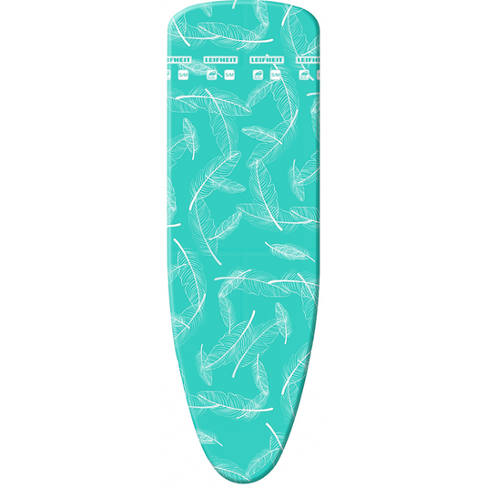 Leifheit strijkplankhoes thermo reflect s m - 125 x 40 cm strijkvlak - 3 mm dikke molton - blauw