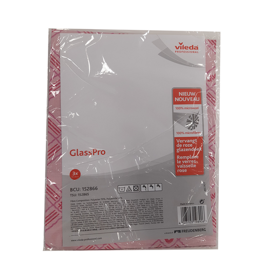 Vileda 1063158 - glasspro glazendoek | 6 stuks