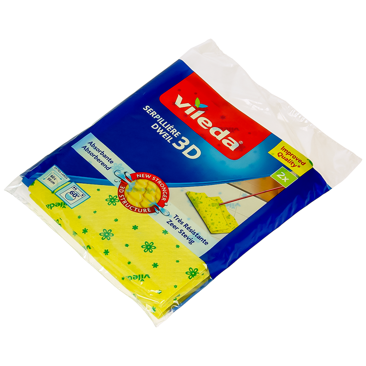 Afbeelding laden in galerijviewer, Vileda 1061024 - gele dweil 3d 2pk | 12 stuks
