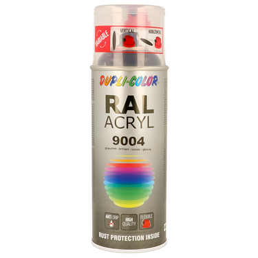 Motip 1059950 - ral 9004 signaal zwart 400 ml | 2 stuks