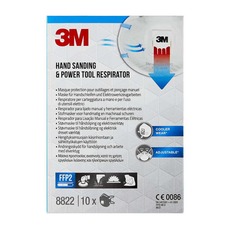 Load image into Gallery viewer, 3m 1062065 - fijnstofmasker ffp2 ffp2, met ventiel, 10 pk | 1 stuks
