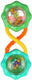 Bright starts baby rammelaar rattle shake groen - - vanaf 3 maanden