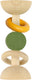 Trixie houten siliconen rammelaar mr. dino â€“ 0m+ â€“ fsc hout â€“ bijtspeelgoed - leuk als kraamcadeau