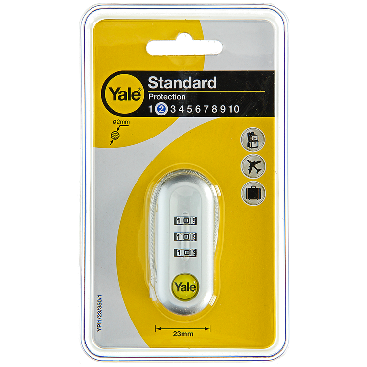 Afbeelding laden in galerijviewer, Yale 1060498 - code hangslot flex met id tag | 6 stuks
