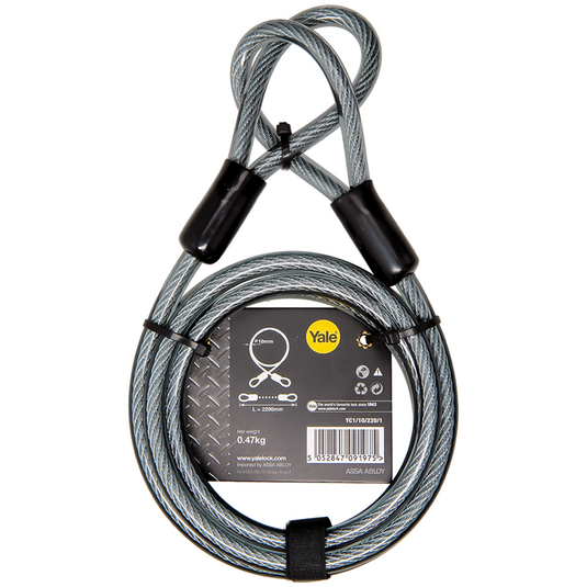 Yale 1060548 - stalen kabel 220cm | 2 stuks
