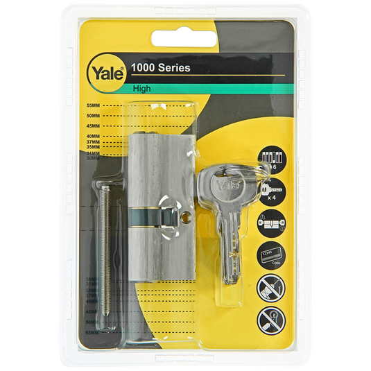Yale 1060535 - profielcilinder 1000 mv 70mm(30 40) | 2 stuks