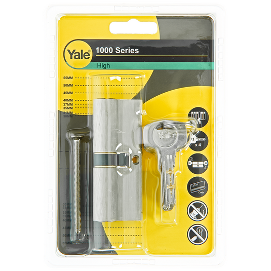 Yale 1060542 - profielcilinder 1000 mv 80mm(40 40) | 5 stuks