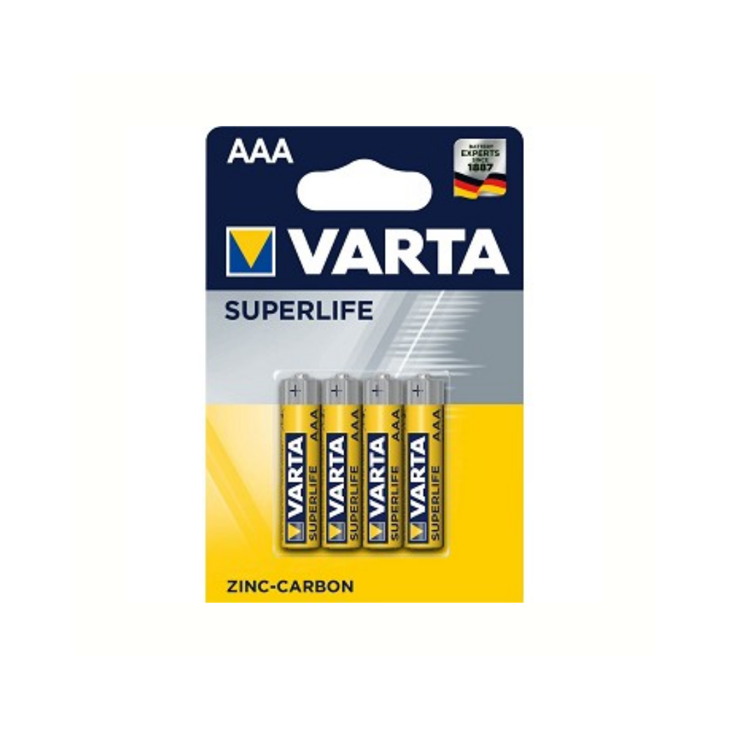 Varta aaa battery superlife card a 4