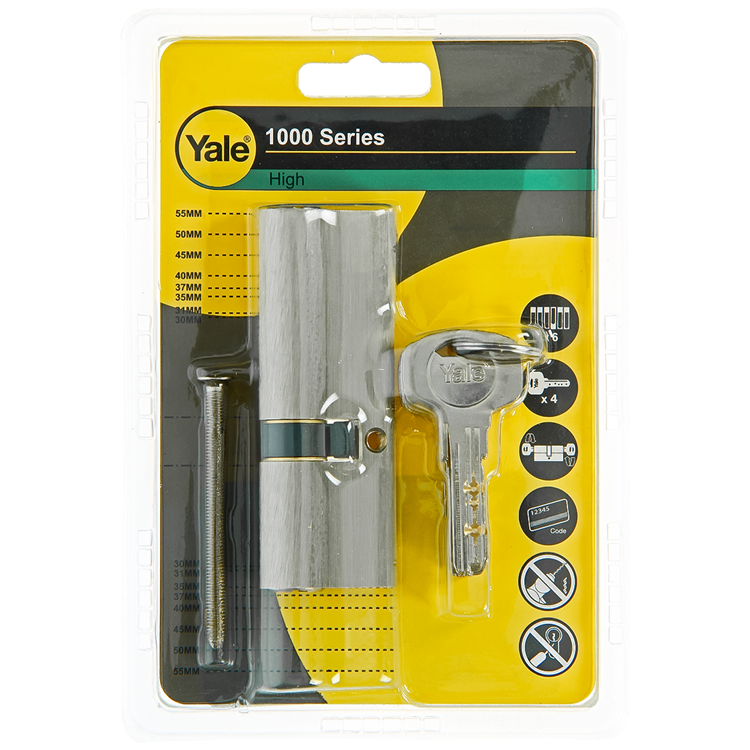 Load image into Gallery viewer, Yale 1060541 - profielcilinder 1000 mv 90mm(35 55) | 5 stuks
