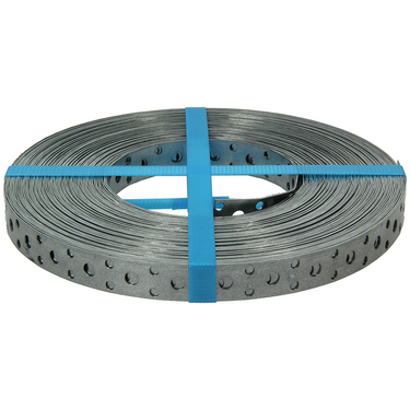 1014218 - geperforeerd bandijzer, verzinkt 17mmx0.8mmx25m | 5 stuks