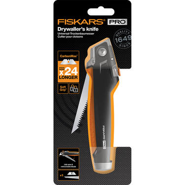 Fiskars carbonmax gipsplaatmes