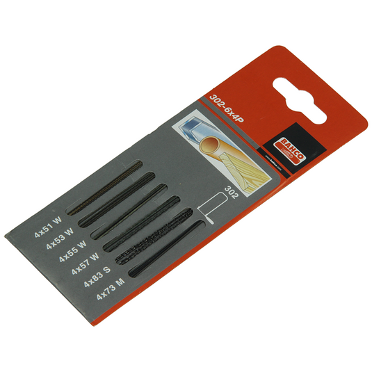 Bahco 1010863 - assort.figuurzgbl.6x4p nr.302 302-6x4p | 3 stuks