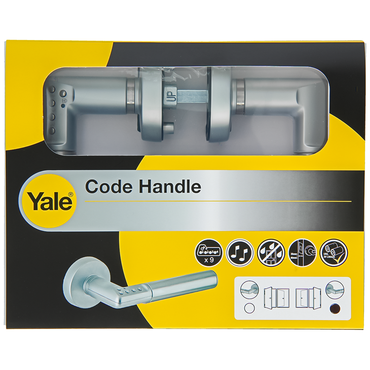Load image into Gallery viewer, Yale 1060555 - code handle deur rechts | 2 stuks
