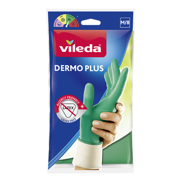 Vileda 1068887 - handschoenen dermoplus medium | 12 stuks