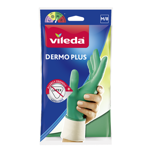 Vileda 1068887 - handschoenen dermoplus medium | 12 stuks