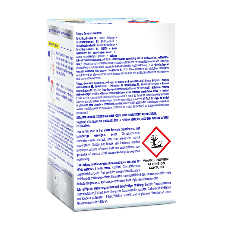 Load image into Gallery viewer, Vapona 1074484 - zero liquid navul | 12 stuks
