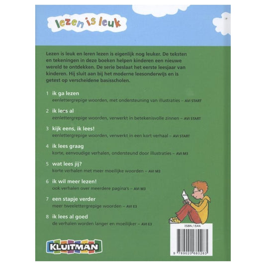 Uitgeverij kluitman lezen is leuk - ik wil meer lezen! avi-m3