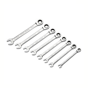 Steek- Ring- Ratelsleutelset 8-15mm - Zwart