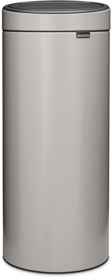 Brabantia touch bin prullenbak - 30 liter - soft grey