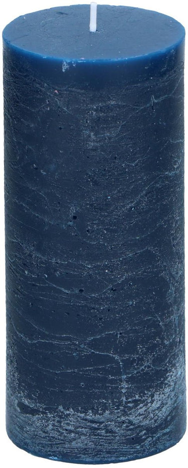 Arti casa stompkaars ø7 x 16 cm - 65 branduren - donkerblauw