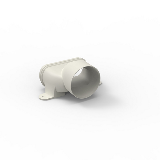 Renson 1074435 - easyflex recht verloopstuk ø80aansluitingen: ø80 en 140x64 | 2 stuks