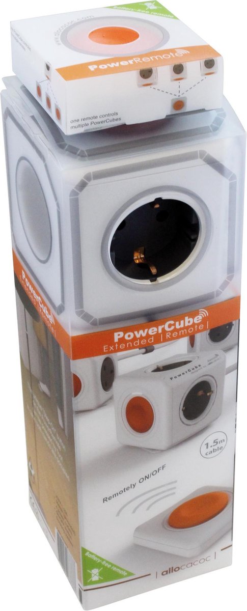 Allocacoc powercube extended remote set 1.5mm2 de