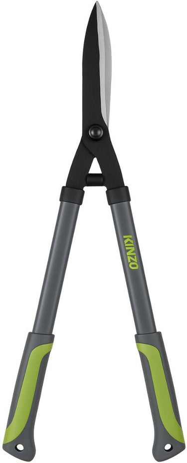 Kinzo heggenschaar 65 cm met non-stick coating - snoeischaar heg voor onderhoud van heggen en struiken - hand heggenschaar - tuinschaar - struikschaar