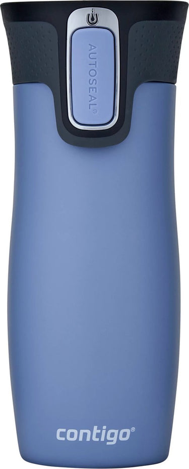 Contigo west loop autoseal thermosbeker, roestvrijstalen isoleerbeker, koffiebeker-to-go, bpa-vrij, lekvrije beker-to-go met easy-clean-deksel, houdt tot 5 uur warm, 470 ml | earl grey