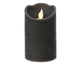 Lumineo led waving kaars wax antraciet h12,5cm