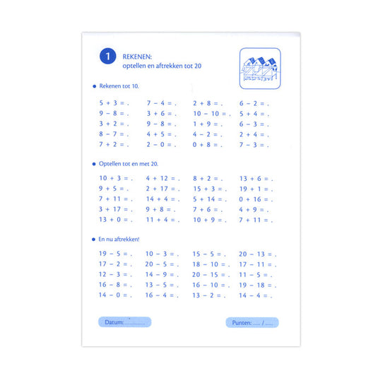 Deltas vakantie oefenblaadjes naar groep 5 herhalingsoefeningen t