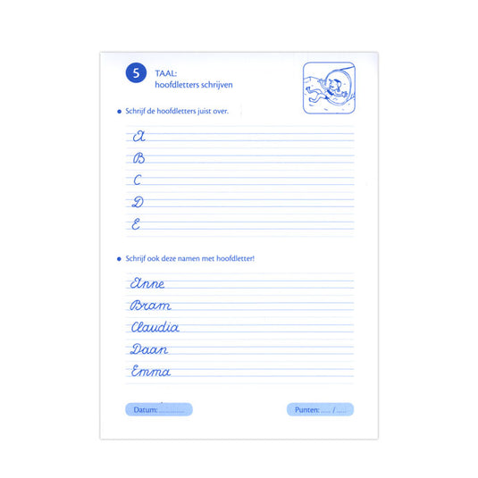 Deltas vakantie oefenblaadjes naar groep 5 herhalingsoefeningen t