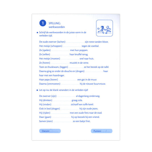 Deltas vakantie oefenblaadjes herhalingsoefeningen taal en rekenen