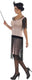 Vegaoo 1920's coco charleston jurk maat l