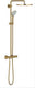Grohe euphoria xxl 310 regendouche - ã¸ 31 cm - met thermostaatkraan - cool sunrise geborsteld (mat goud) - 26075gn0