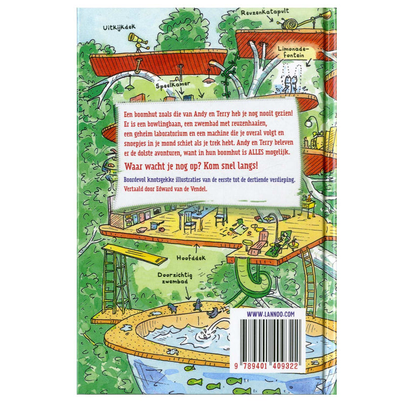 Load image into Gallery viewer, Centraal boekhuis de waanzinnige boomhut van 13 verdiepingen
