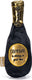 Beeztees champagnefles - hondenspeelgoed - pluche - zwart goud - 30x9x9 cm