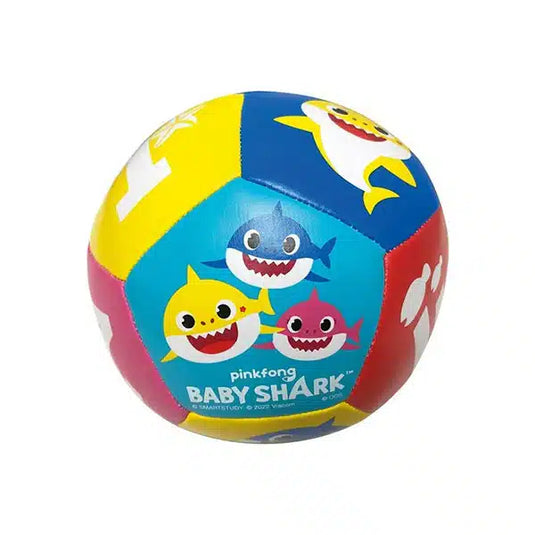 Online retail shop baby shark extra zachte soft bal van kunstleer 13 cm