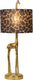 Lucide extravaganza miss tall - tafellamp - ø 25 cm - 1xe27 - mat goud messing