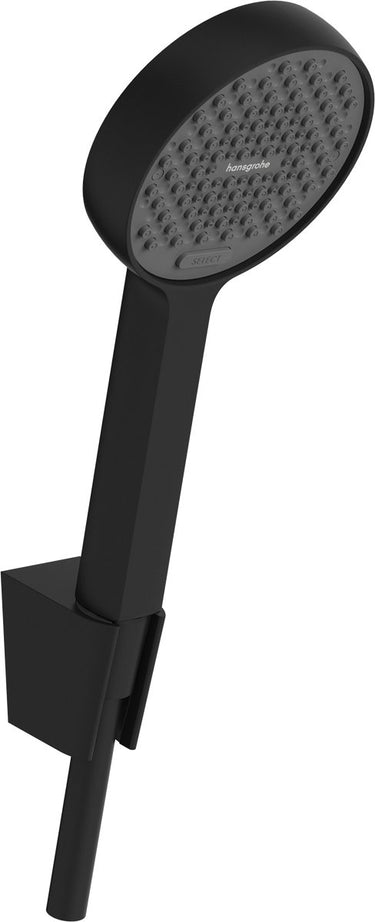 Hansgrohe activera s - doucheset - ecosmart waterbesparend - select-knop bediening - 95mm - 2 straalfuncties - met doucheslang 160 cm - mat zwart