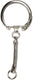 Creativ company sleutelhanger rond 2,3 cm zilver 25 stuks