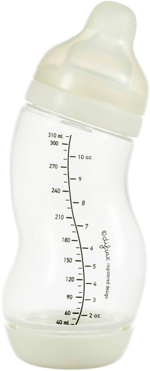 Difrax babyfles breed - 310 ml - crème - 1 stuk - s-fles - anti koliek