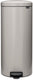 Brabantia newicon prullenbak - 30 liter - soft grey